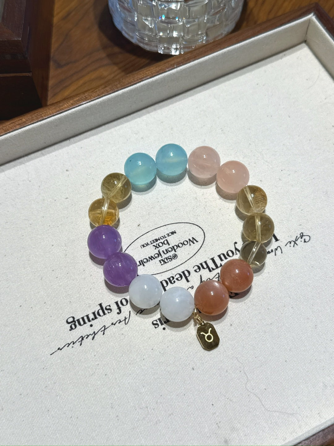 Taurus Zodiac Bracelet · Abundance & Grounding