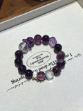 Amethyst Freeform Bracelet · Grape Frost
