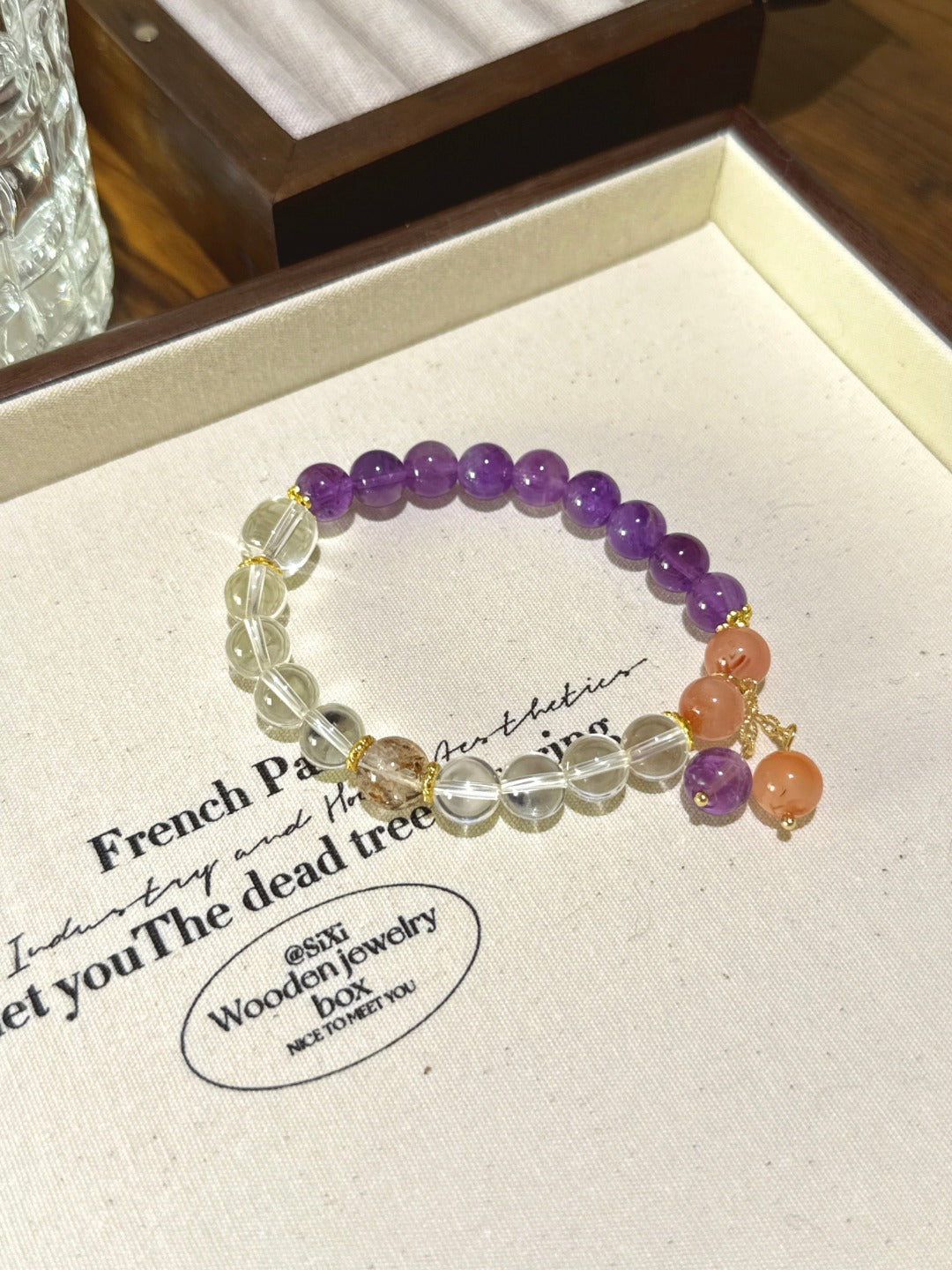 Amethyst, Nanhong & Super Seven Bracelet · Prosperity Field
