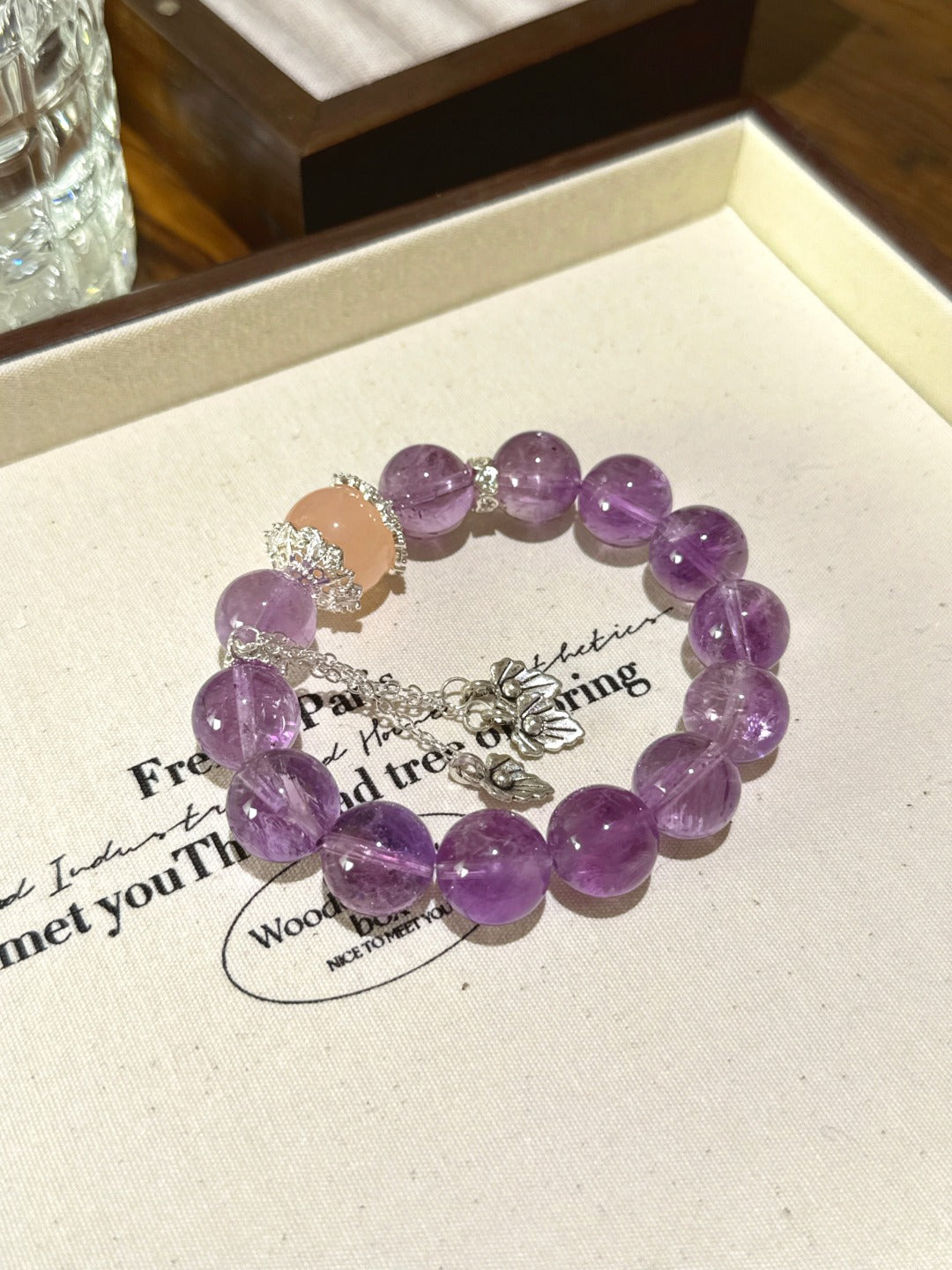 Amethyst & Rose Quartz Bracelet · Dream Garden