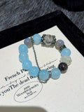 Blue Chalcedony Gemstone Mix · Blue Spark