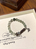 Green Phantom & Agarwood Butterfly Bracelet