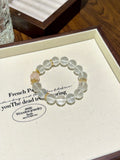 Milky Quartz & Rose Quartz Bracelet