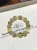 Golden Rutile & Citrine Bracelet – natural crystal bracelet by JINGLUNA
