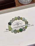 Green Gemstone Mix Bracelet – natural crystal bracelet by JINGLUNA