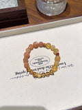 Andesine, Sunstone & Citrine Quartz Bracelet – natural crystal bracelet by JINGLUNA
