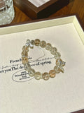 Black-Gold Super Seven Butterfly Bracelet – natural crystal bracelet by JINGLUNA