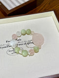 Xiuyan Jade & Rose Quartz Fox Charm Bracelet · Jade Fox