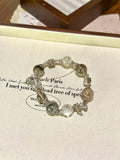 Green Phantom, Super Seven, Black Rutile & Azeztulite Bracelet · Power Grove
