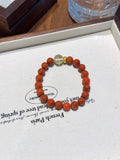 Nanhong Agate & Citrine Bracelet – natural crystal bracelet by JINGLUNA