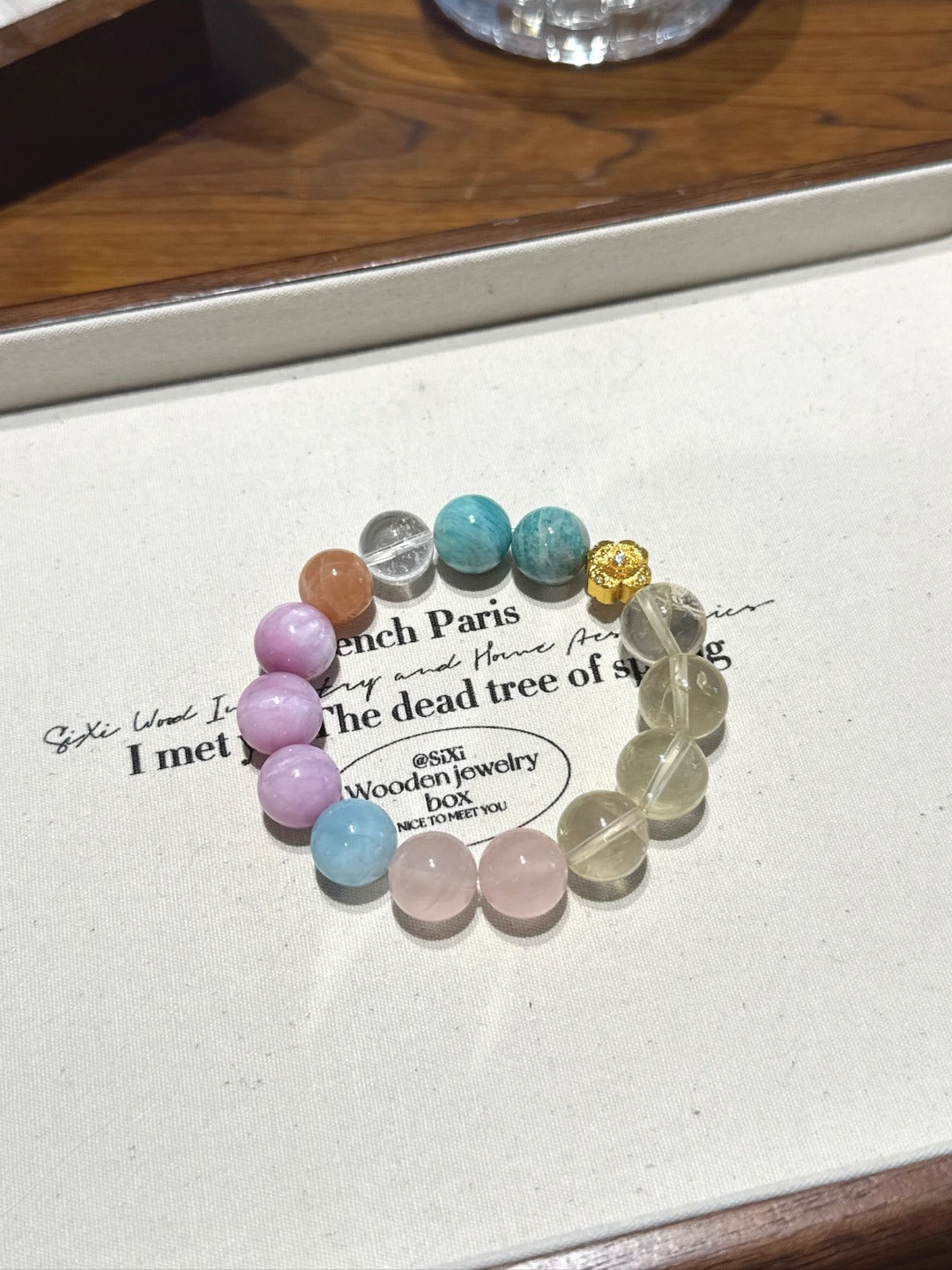 Lemon Quartz & Kunzite Bracelet