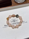 Rose Quartz & Sunstone Bracelet · Sunny Date
