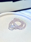 Rose Quartz Fox Double Wrap · Pink Luck