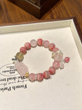 Rhodochrosite, Rhodonite & Rose Quartz Nine-Tailed Fox · Love Garden