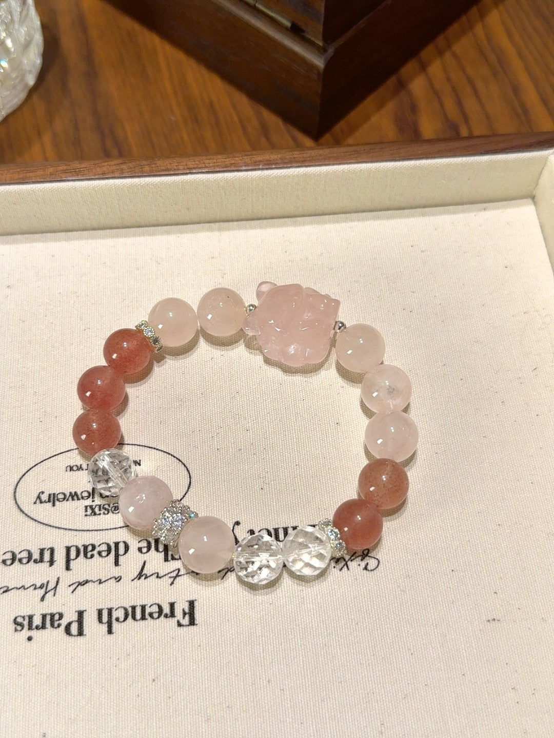 Strawberry & Rose Quartz Nine-Tailed Fox · Sweet Charm