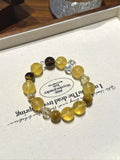 Yellow Fluorite & Tiger's Eye Bracelet – natural crystal bracelet by JINGLUNA