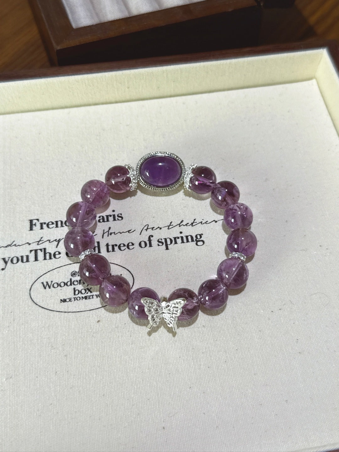 Brazilian Amethyst Cube Bracelet · Magic Key