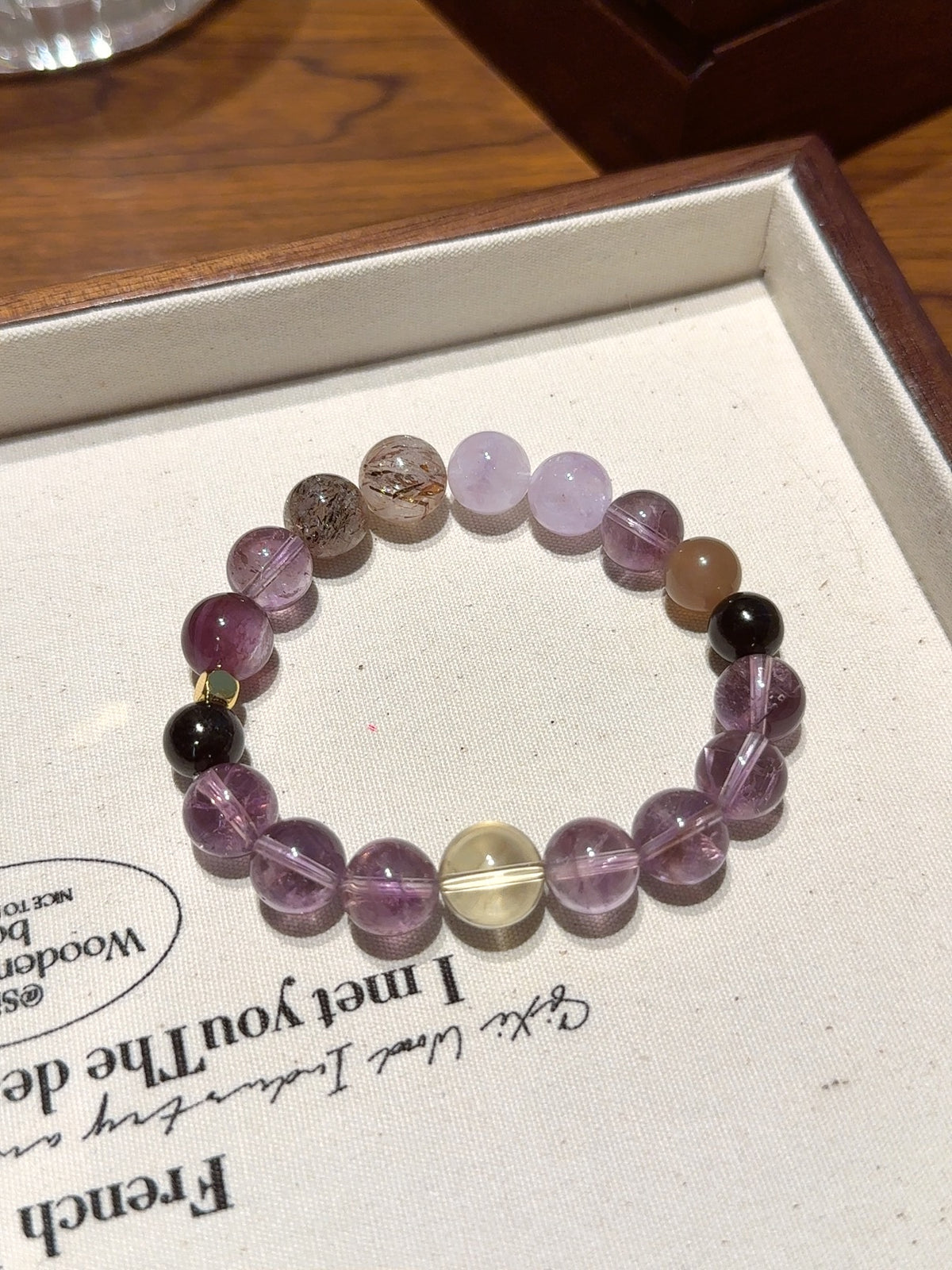 Amethyst & Citrine Gemstone Mix · Violet Dawn