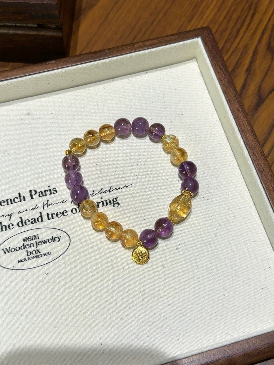Amethyst & Citrine Bracelet