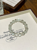 Green Quartz Bracelet – natural crystal bracelet by JINGLUNA