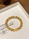 Big Citrine Bracelet – natural crystal bracelet by JINGLUNA