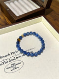 Kyanite & Yellow Tiger's Eye Bracelet · Success & Calm