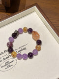 Amethyst, Lepidolite & Super Seven Bracelet · New Chapter