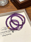 Amethyst Pixiu Multi-Wrap Bracelet · Calm & Good Fortune