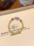 Citrine & Amethyst Pixiu Bracelet · Calm & Prosperity