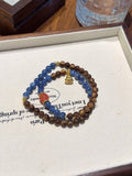 Kyanite & Agarwood Double Wrap · Calm Wisdom