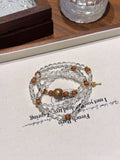 Clear Quartz & Agarwood Multi-Wrap Bracelet · Zen