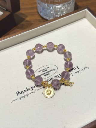 Bolivian Amethyst Royal Bracelet · Wisdom & Grace